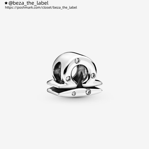 Pandora Sparkling Libra Zodiac Charm|Pendant - Picture 1 of 2